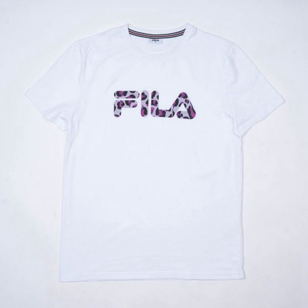 Camisetas Fila Mulher Branco - Fila Madison Oversized Portugal Online,GNJZ-18056